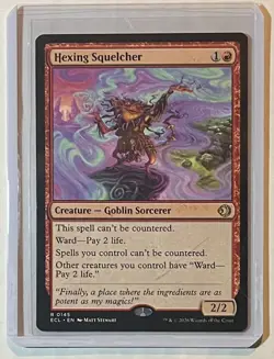 MTG Magic Hexing Squelcher Lorwyn Eclipsed Rare #0145 - Image 3