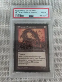 1996 MTG MIRAGE PHYREXIAN DREADNOUGHT PSA 9 - Image 1