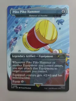 MTG Piko Piko Hammer (Hammer of Nazahn) Secret Lair Drop Borderless Rare - Image 1