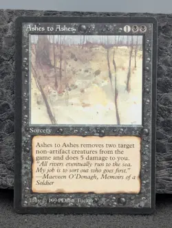 LP - Ashes to Ashes - The Dark - Magic The Gathering Lightly Played English MTG - Image 1