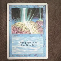 Braingeyser Revised Edition MTG Magic the Gathering - Image 1