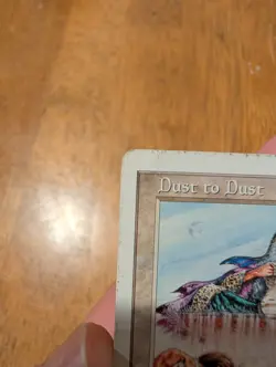 Dust to Dust Magic The Gathering 1997 Sorcery White Doug Keith MTG VI - Image 2