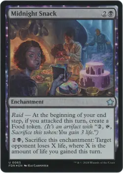 Midnight Snack (Foil) - 0065 - Foundations - Magic the Gathering (MTG) - Image 1