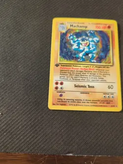 Machamp 8/102 1st Edition Base Set Pokemon MP - Image 2