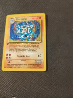 Machamp 8/102 1st Edition Base Set Pokemon MP - Image 3