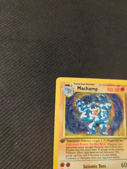 Machamp 8/102 1st Edition Base Set Pokemon MP - Image 5