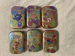 Lot Of 6 Pokemon TCG 151 Mini Tins - Image 1