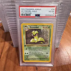 Pokemon PSA 4 1st Edition Victreebel 14/64 Jungle Holo - Image 1
