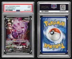 Genesect V Ultra Rare Pokemon Sword & Shield Fusion Strike PSA 9 MINT - Image 3