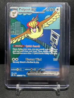 Pidgeot ex 225/197 SIR Special Illustration Rare Pokemon Obsidian Flames NM - Image 1