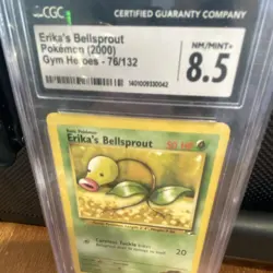 Pokemon Erika's Bellsprout 76/132 Gym Heroes 2000 CGC 8.5 - Image 1