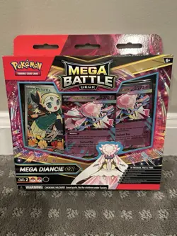 Pokemon TCG Mega Battle Deck Mega Diancie EX MELOETTA IR PROMO NEW SEALED - Image 1
