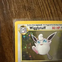 Pokemon TCG Wigglytuff 16/64 Jungle Holo Foil Rare 1st Edition WOTC 1999 Classic - Image 2