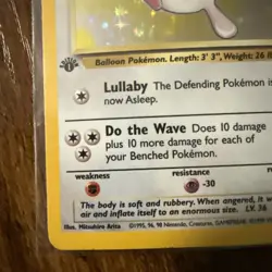 Pokemon TCG Wigglytuff 16/64 Jungle Holo Foil Rare 1st Edition WOTC 1999 Classic - Image 4