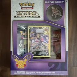 Pokemon Mythical Pokemon Collection Genesect Box Promo Booster English 2016 - Image 1