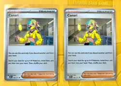 Canari 185/217 Uncommon Pokemon TCG Ascended Heroes Set of 2 - Image 1