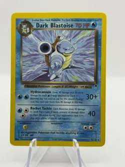 Pokemon TCG Dark Blastoise 20/82 Rare Non-Holo Team Rocket - Image 1