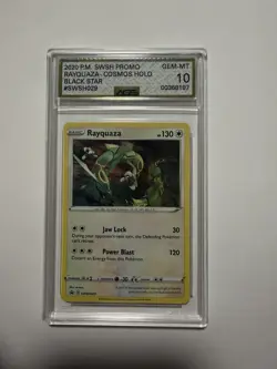 Rayaquaza Pokemon 2020 Black Star Cosmos Holo - AGS 10 - Image 1
