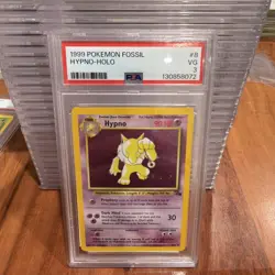 1999 Pokemon Fossil Hypno HOLO Psa 3 - Image 1
