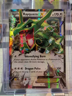 2015 Pokemon RayquazaEX 75/108 Roaring Skies - Image 1