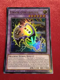 Yu-Gi-Oh! - Union Controller - MZTM-EN022 - Ultra Rare 1st Ed. - Unplayed Mint+ - Image 1