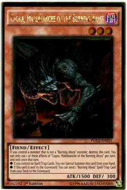 Yugioh! LP Cagna, Malebranche of the Burning Abyss - PGL3-EN051 - Gold Rare - 1s - Image 1