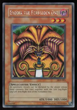 Exodia the Forbidden One DDS-003 Secret Rare Promo Yu-Gi-Oh - Image 1