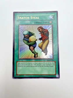 Vintage Yu-Gi-Oh! Snatch Steal (SRL-EN036 Spell Ruler ) 2002! Near Mint - Image 1