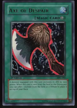 Axe of Despair MRL-002 MRL Ultra Rare Asian English 1st Edition Yu-Gi-Oh - Image 1