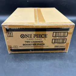 One Piece TCG English OP-08 Two Legends Booster Box Case Sealed - Image 1
