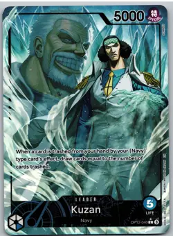 Kuzan Alternate Art OP12-040 Leader Legacy of the Master One Piece - Image 1