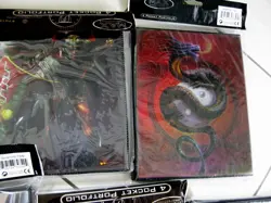 Ordner Binder Album Pokemon YuGiOh Magic One Piece Karten Mappe 4-9 Pocket - Image 4