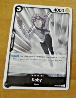 ONE PIECE ENGLISH CARD GAME ST19 CARTE Koby OP02-098 R EN ST JCC NM - Image 1
