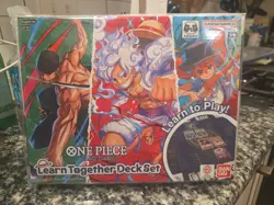 One Piece TCG Learn Together Deck Set LD-01 English Luffy Nami Zoro New Sealed - Image 1