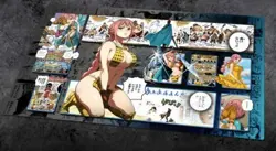 One Piece Trading Card Game Character Playmat with Zones and Manga Art HOT - Image 2