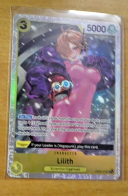 ONE PIECE 500 YEARS INTO THE FUTURE ENGLISH CARD HOLO CARTE LILITH OP07-111 SR M - Image 1