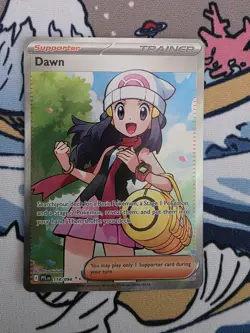 Pokemon Dawn 118/94 Full Art 2025 TCG Phantasmal Flames English Card NM - Image 1