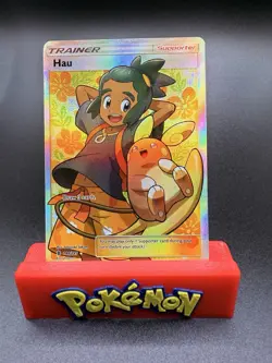 Pokemon Hau Guardians Rising Trainer Full Art Ultra Rare Holo Card 144/145 NM - Image 1
