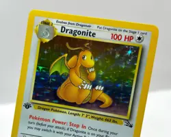 Pokemon Card - 4/62 Dragonite 1st Edition Near Mint/LP+ Holo Fossil - Image 5