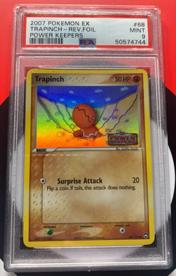 Trapinch 68/108 Power Keepers Reverse Holo 2007 Pokemon Card PSA 9 MINT - Image 1