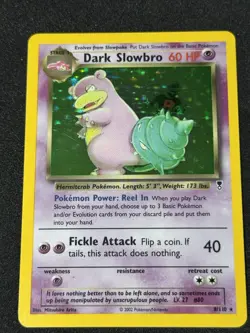 Dark Slowbro 8/110 Legendary Collection 2002 Holo Pokemon Card TCG - Image 2