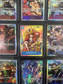 One Piece TCG CARD - 9 Card LOT Monkey D Luffy One Piece Promo - Shanks - Image 2