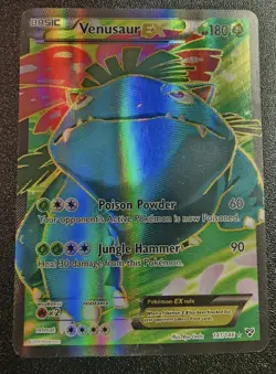 Pokemon Venusaur EX Full Art Ultra Rare Holo XY 141/146 180 HP Card - Image 1