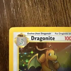 Dragonite 4/62 Rare Fossil Holo 1st Edition Pokemon NICE CARD! - Image 2