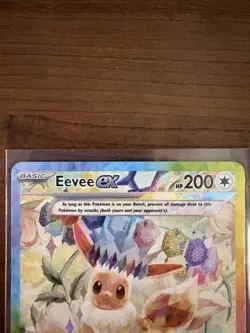 Pokemon Eevee ex Special Illustration Rare Holo Card 167/131 - Image 2