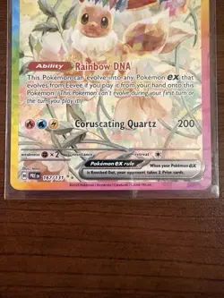 Pokemon Eevee ex Special Illustration Rare Holo Card 167/131 - Image 3