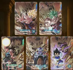 Dragon Ball Super Divers card PUR SDV8-DPUR 1-5 complete set Japanese Son Goku - Image 1