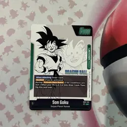 Son Goku SB02-033 Gold Leader Manga Booster 02 Dragon Ball Card English - Image 2
