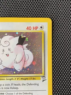 2001 Base Set Clefairy Holo #6/130 Rare WOTC Pokemon Card TCG - Image 3