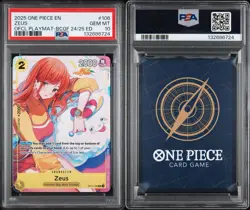 PSA 10 Zeus OP11-106 Official Playmat Bandai Card Games Fest 24/25 One Piece - Image 3